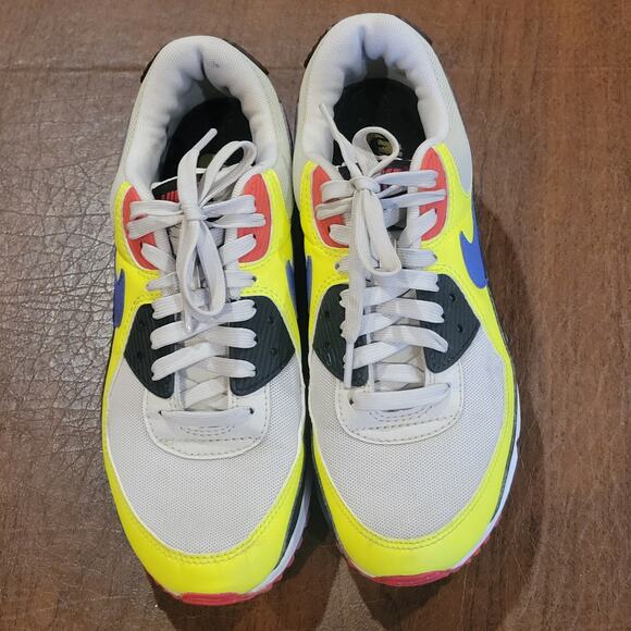 Nike Air Max 90 Volt Light Bone Ultramarine DH8010-003 Women’s Sz 8.5 - Picture 4 of 13